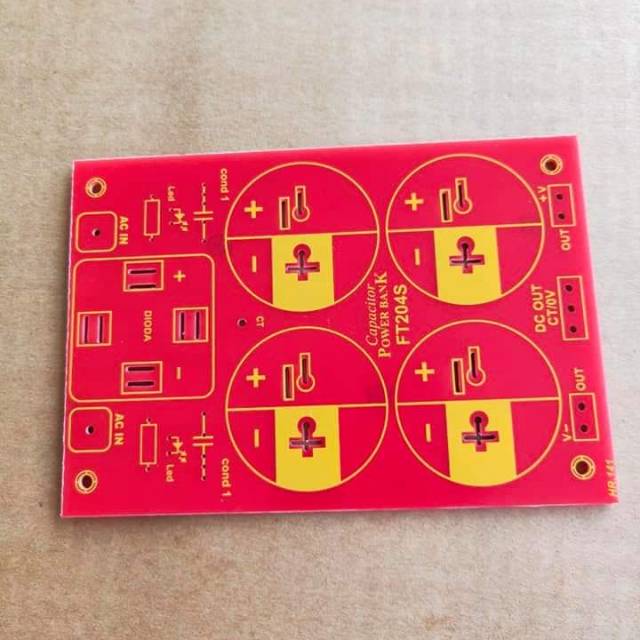 PCB POWER SUPLAI 4 ELCO