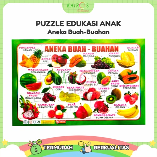 Puzzle Belajar Anak Edukasi Aneka Motif