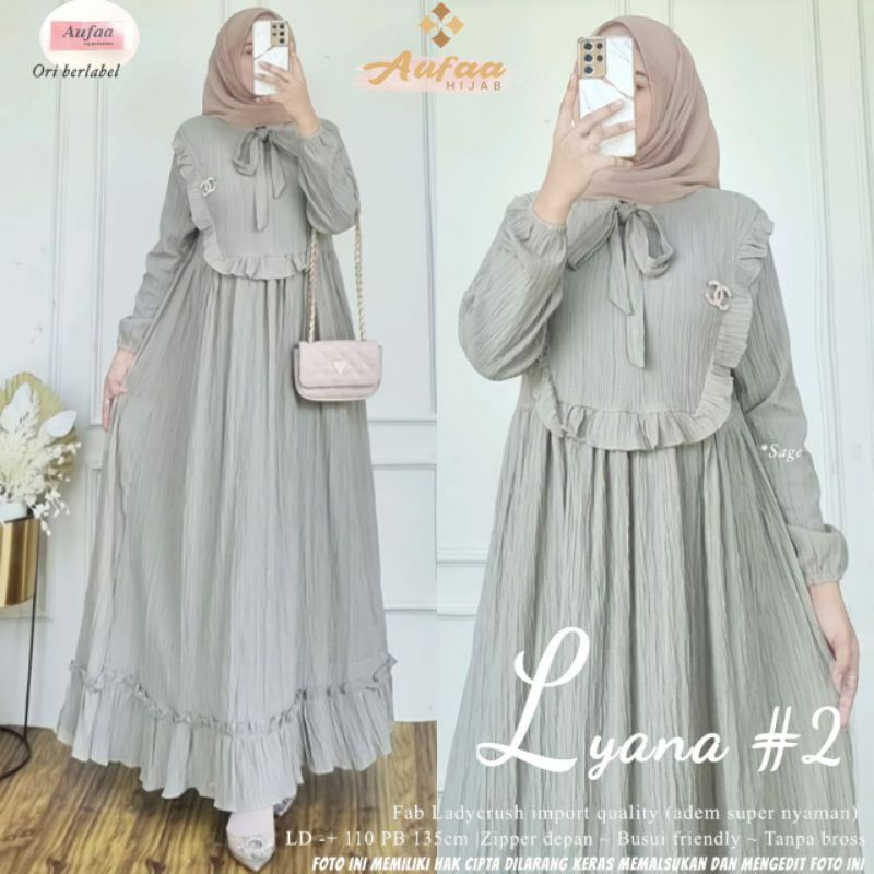 LYANA DRESS BY AUFAA HIJAB