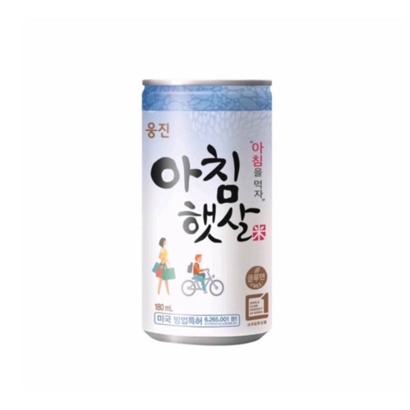 

Woongjin Morning Rice 180ml - can/minuman beras made korea