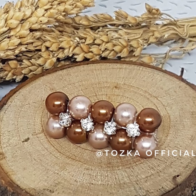Bros dagu murah I Bros mutiara I Bros permata I Bros kecil satuan-Mocca mix