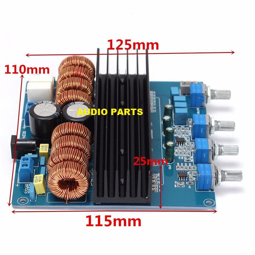 PROMO MDL 074 TDA7498 TL072 Class D 2 1 Amplifier Board 2X100W 1 x 200W LIMITED