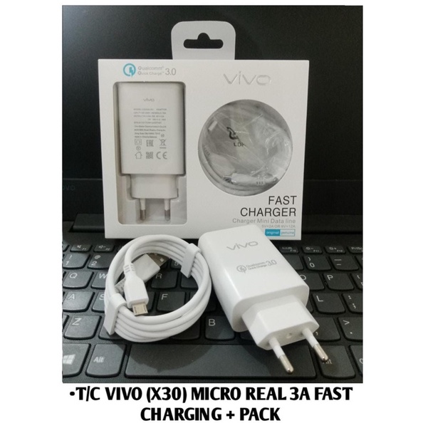 BOS - TC ORI VIVO X27 SUPER FAST CHARGING | CASAN TRAVEL CHARGER V17 PRO 10V-2.25A V8/MICRO USB/TYPE C