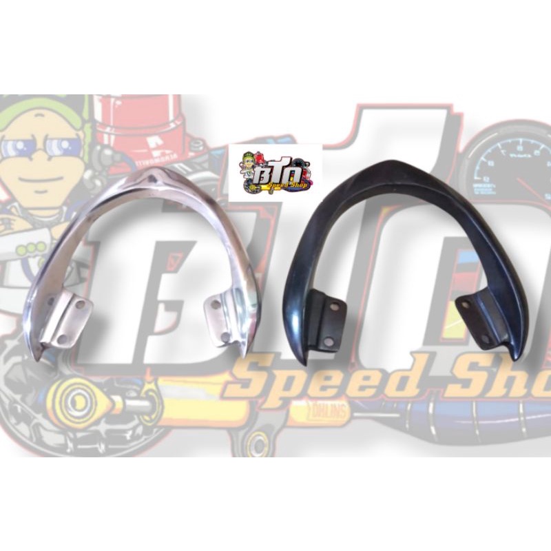 Behel belakang beat karbu model ori Behel Beat Karbu Chrome Krom Poles Variasi Begel Planger Beat La