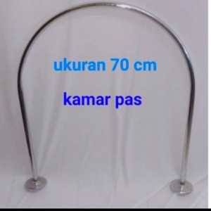 fitting room Kamar pas oval ukuran 70cm