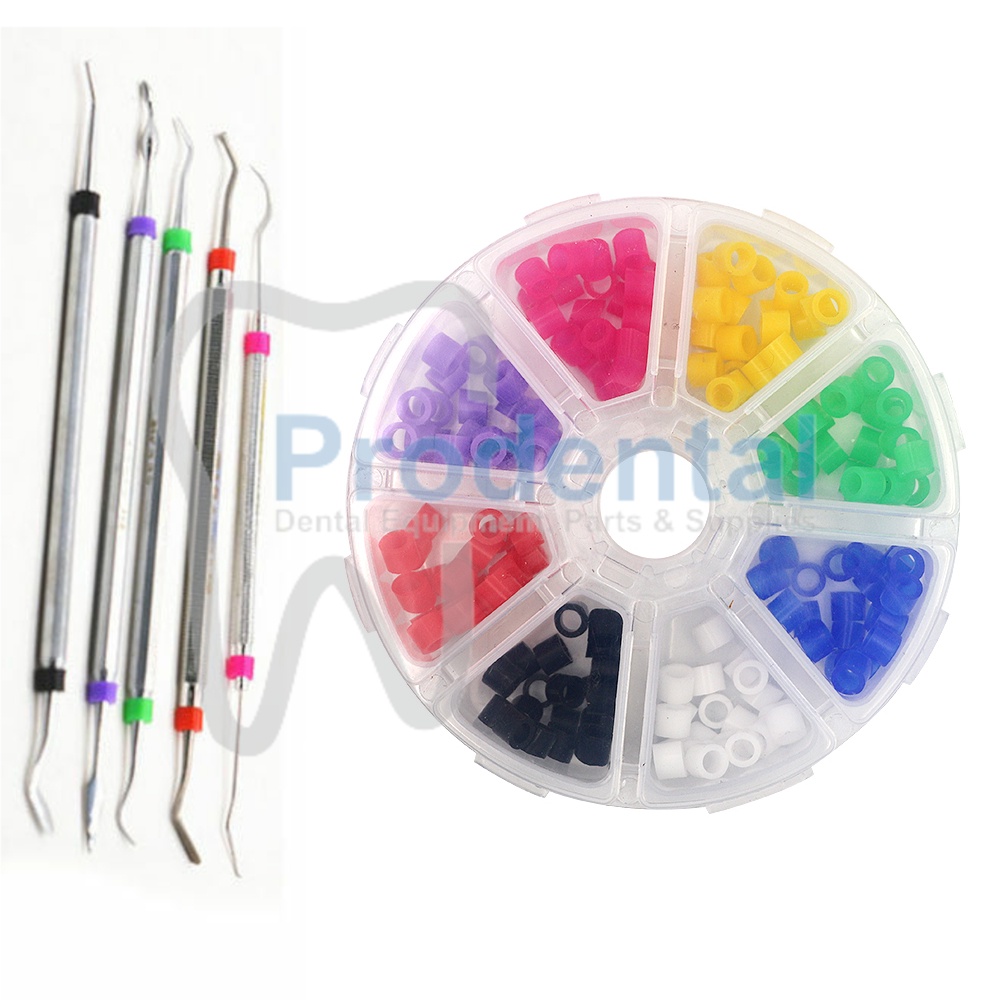 Dental sillicon instrument code marker / karet gelang penanda instrumen / instrumen code ring gigi