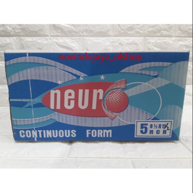 

Promo Continuous Form 5 Ply NEURO 9.5 X 11 - Kertas Komputer Murah 5ply