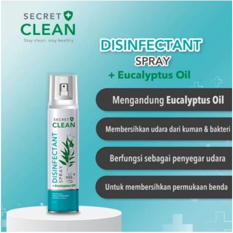 secret clean disinfektan spray