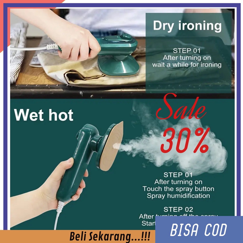 NEWsBgt- Setrika Uap Portabel Terbaru Simpel Setrika Uap Philips Travel Mini Low Watt Kekinian