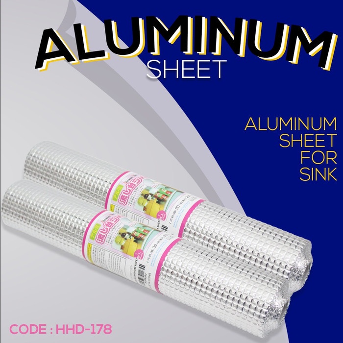 ALUMINIUM SHEET ALAS LACI LEMARI ALUMINIUM CUPBOARD SHEET FOR SINK