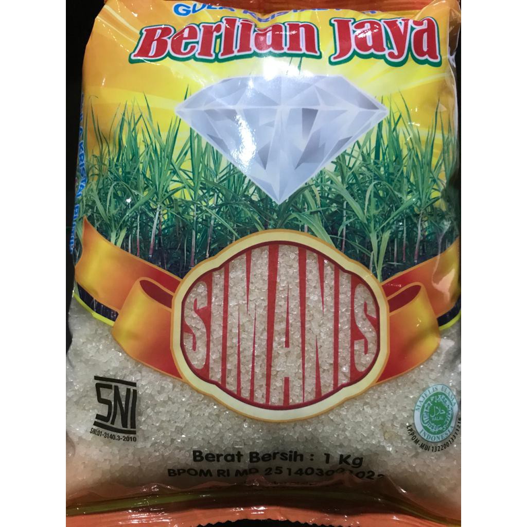 

Gula Pasir Berlian Jaya Simanis 1kg