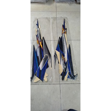STRIPING STICKER LIS BODY MOTOR HONDA SUPRA X 125 D TAHUN 2006