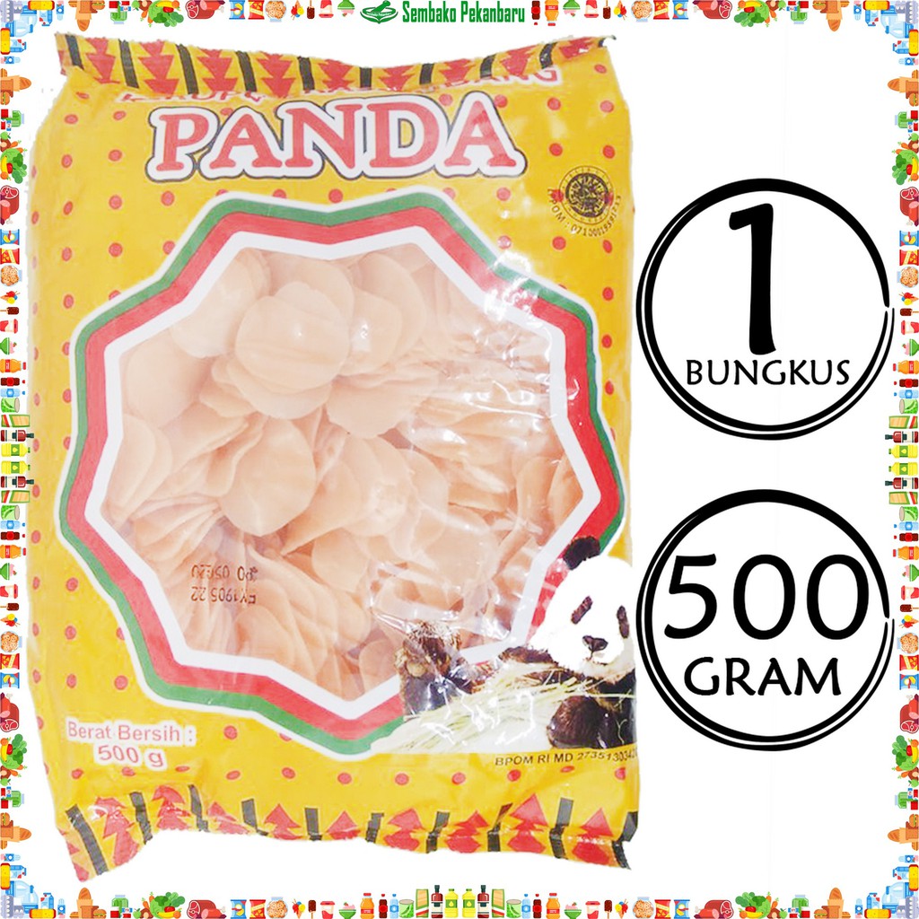 

Kerupuk Rasa Sari Udang Cap Panda 500gr Kemasan Kuning