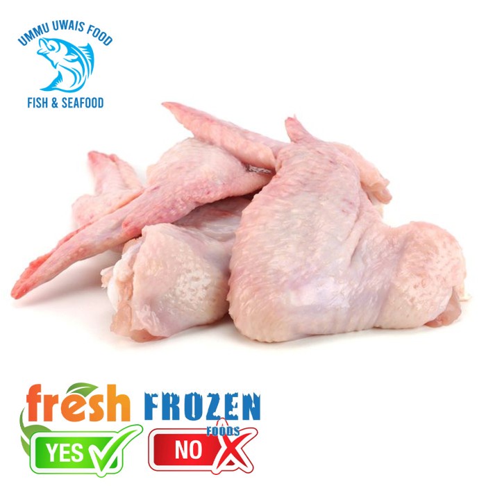 

Sayap Ayam Potong Segar Berkualitas - 500 Gram