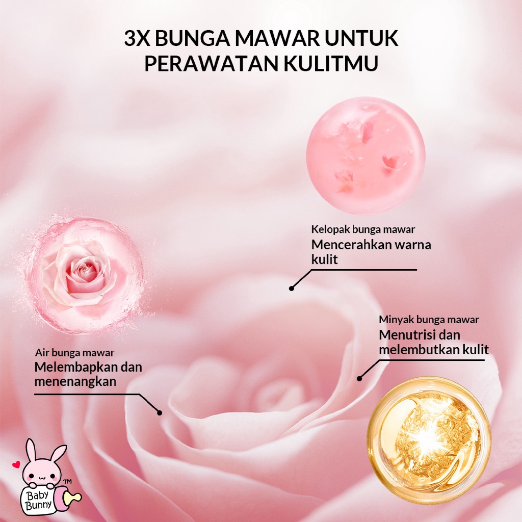 ❤ BELIA ❤ BIOAQUA Flower Series Rose Petals Toner 250ml | Rose Petal Mask 120g | Skincare mengandung essens kelopak mawar | BPOM