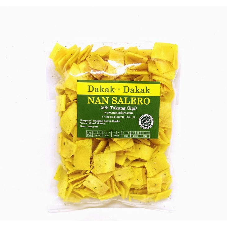 

Dakak-dakak Singkong Pipih Dakak Dakak Khas Minang Nan Salero 200gr