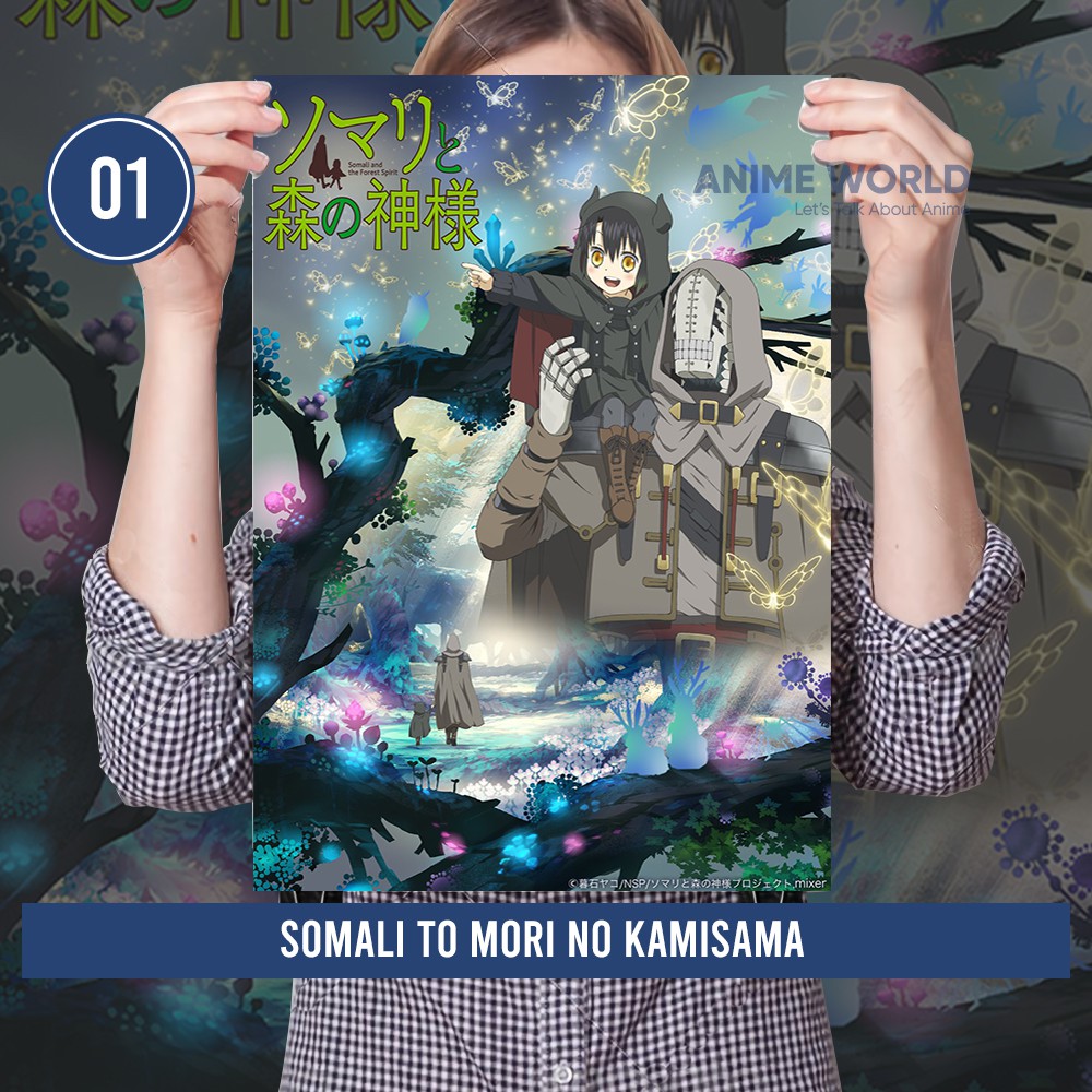 

Poster Anime Somali to Mori no Kamisama Lengkap Size A3 - Somali and the Forest Spirit