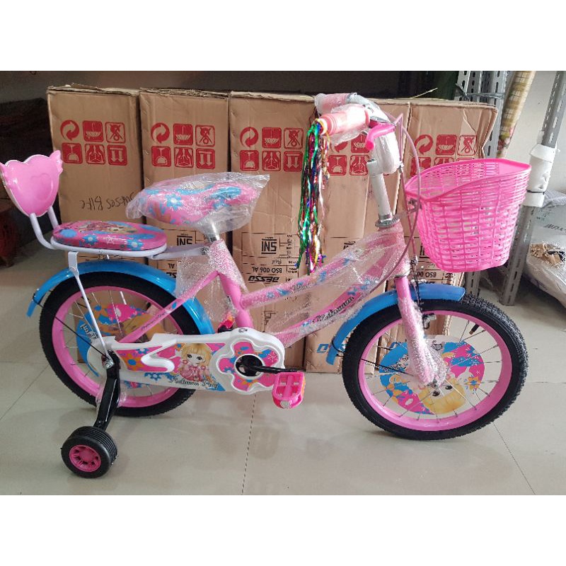 Sepeda Anak Sepeda Mini 16 inch PLATINUM ( Warna Pink )