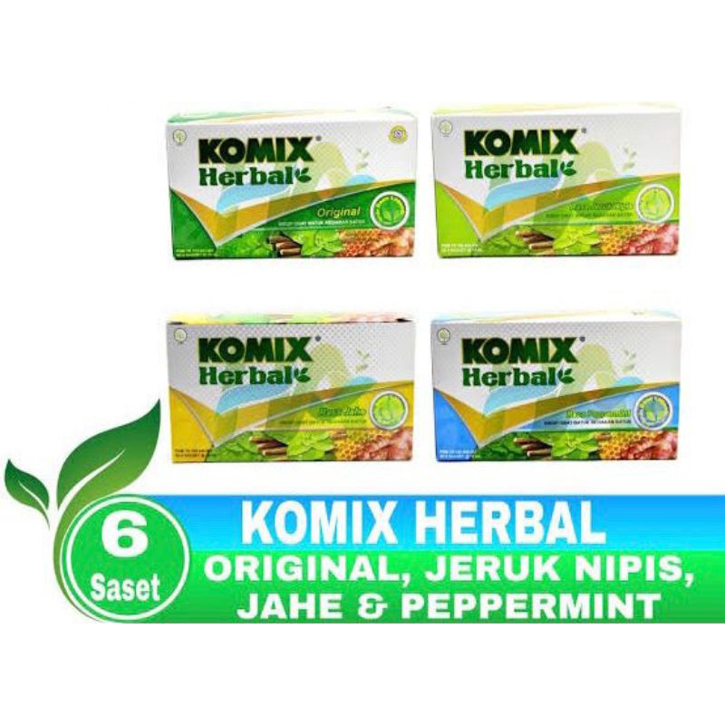 KOMIX HERBAL SACHET 6PCS