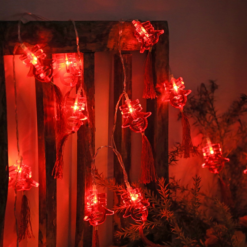 Lampu Tumblr 10-led Panjang 1.5m Tahan Air Untuk Dekorasi Festival Tahun Baru