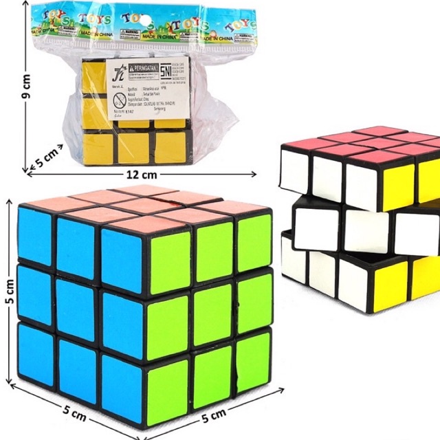 Mainan Anak Rubik 5cm