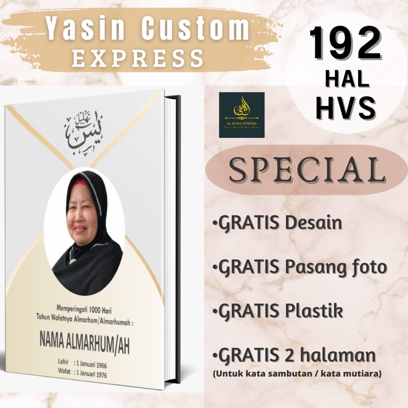 

Yasin 192 halaman HVS | Buku Yasin | Souvenir Yasin | Buku Yasin Murah