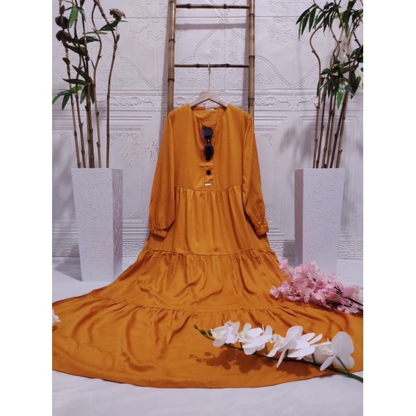 GAMIS HARIAN TWILL/GAMIS SIMPLE/gamis busui/daily dress