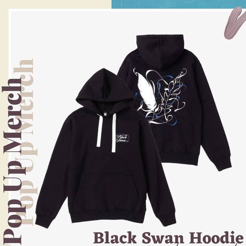 BTS MD POP UP STORE - HOODIE BLACK SWAN