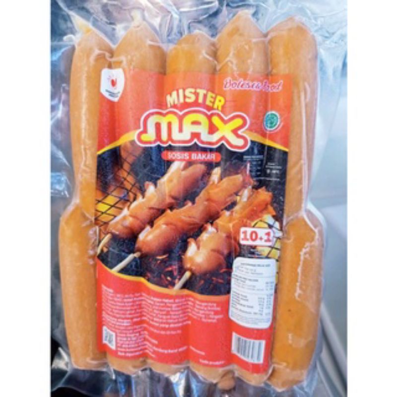 

Mister Max Sosis Jumbo Bakar Isi 10+1