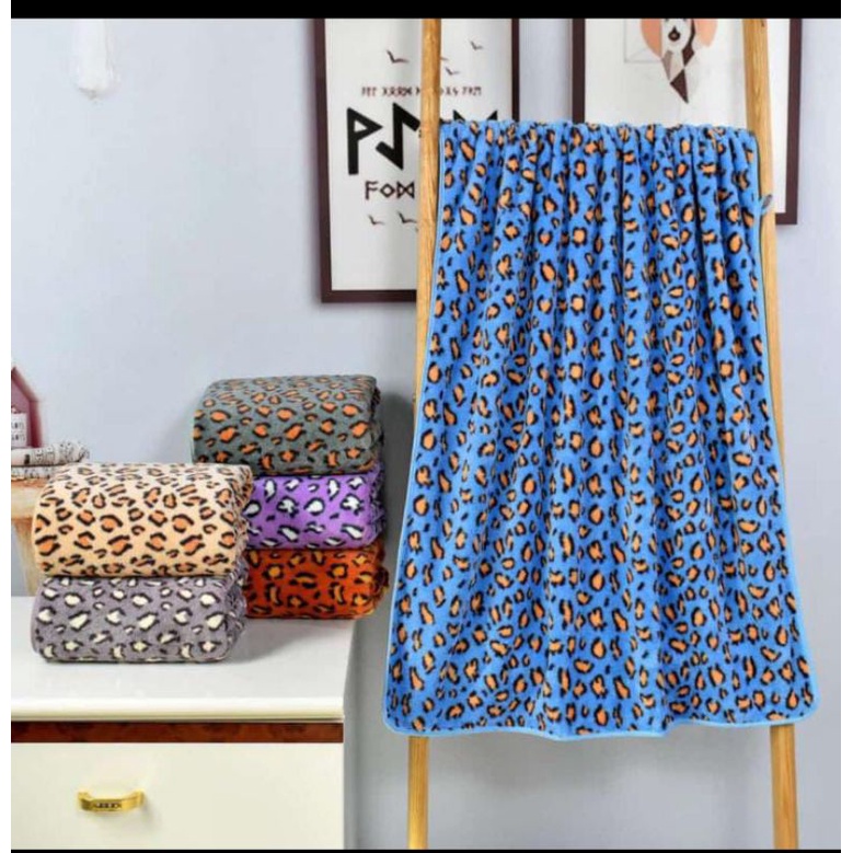 HANDUK MANDI DEWASA/ SULTAN LEOPARD/HANDUK TOWEL/SARANG LEBAH