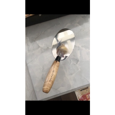 Sendok Tembok / Sendok Semen Oval Cap Mata 6" Stainless