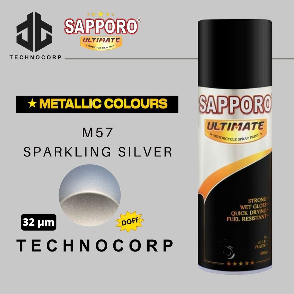 Cat Semprot SAPPORO ULTIMATE M57 SPARKLING SILVER / DOFF
