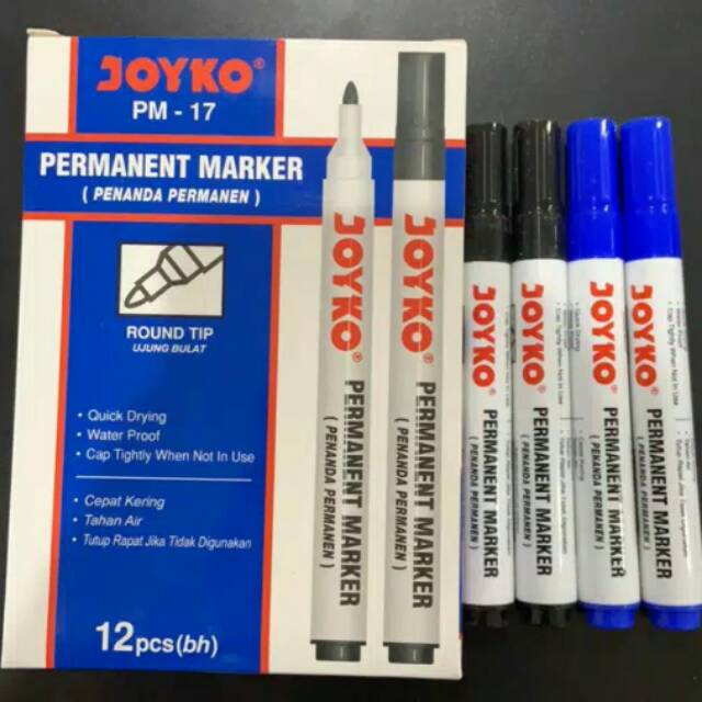 

Spidol Permanen / Penanda Permanen Joyko PM-18