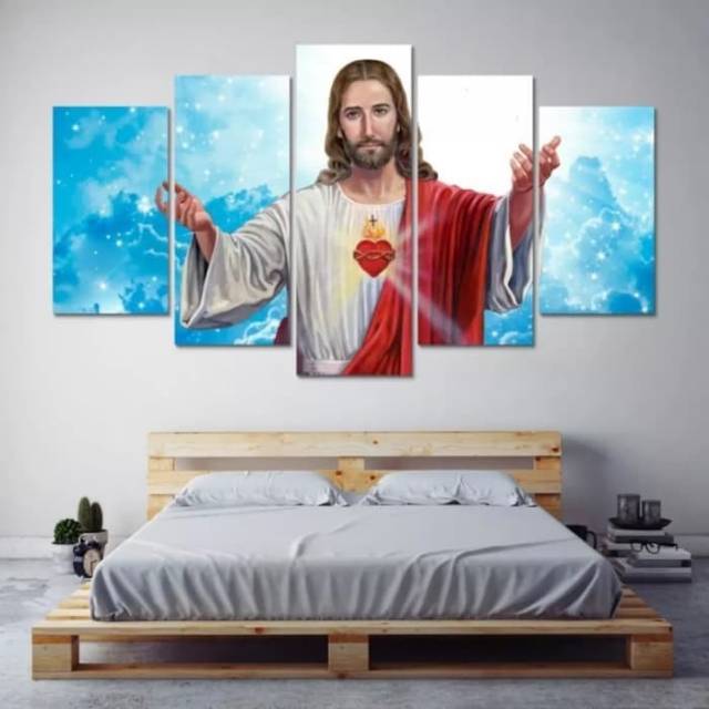 11 Lukisan Abstrak  Yesus  Rudi Gambar 