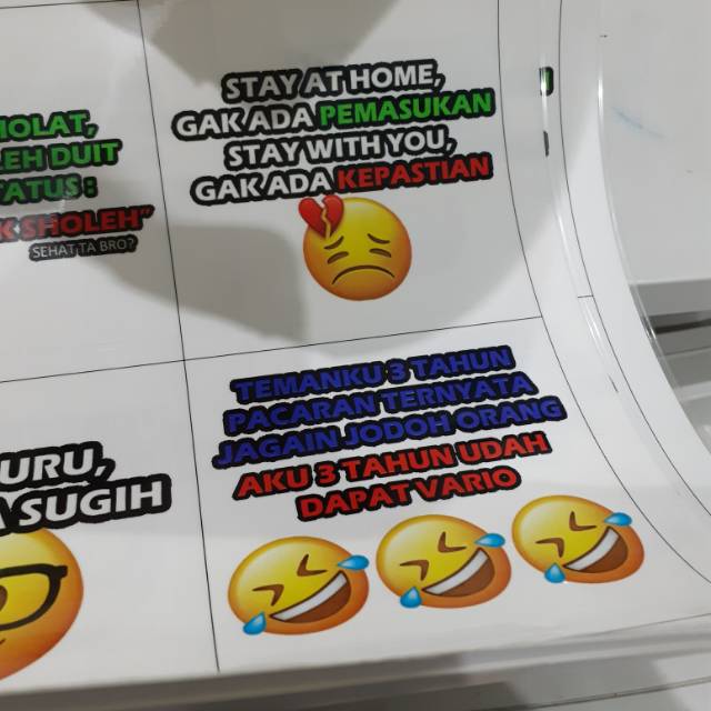 

Stiker Kata-Kata (Bisa Custom Sesuai Permintaan)