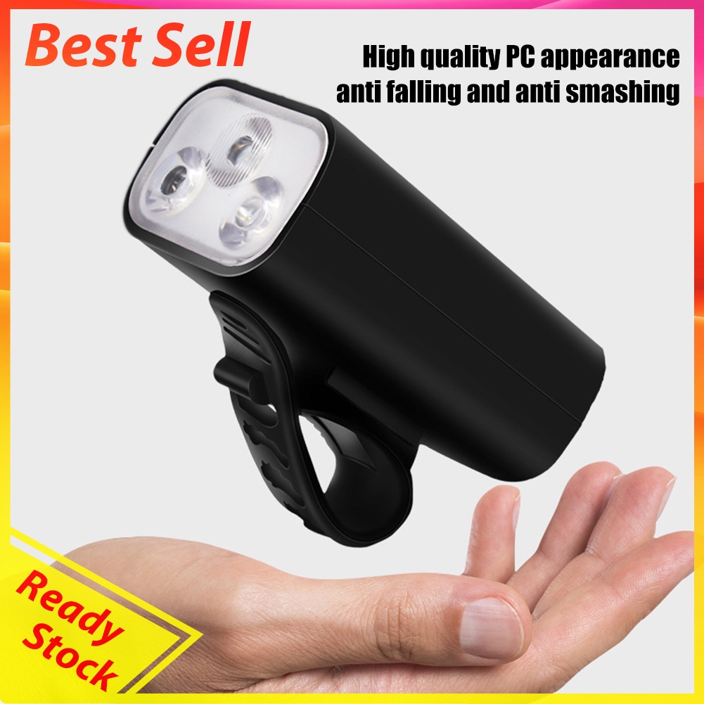 LED MTB Bicycle Headlight USB Rechargeable Waterproof 1500LM Bike Lights