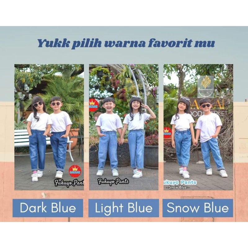 FUKUYO PANTS  ANAK UNISEX / JEANS CAESAR
