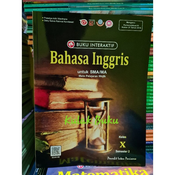Buku PR/LKS interaktif bahasa inggris kelas 10 semester 2 tahun 2021