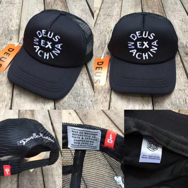 Topi Deus Ex Machina Circle Logo Trucker Original