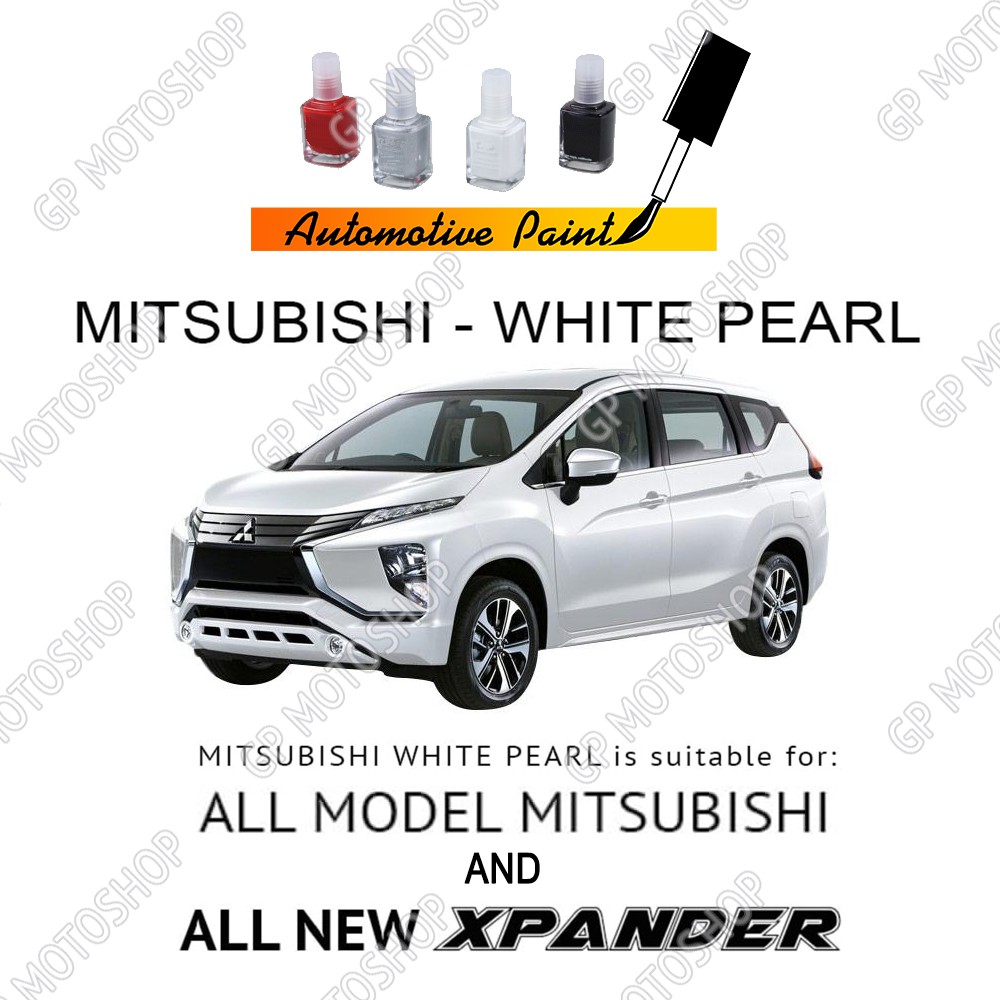 MITSUBISHI WHITE PEARL CAT OLES PENGHILANG BARET MOBIL LECET PUTIH METALIK PAJERO XPANDER OUTLANDER