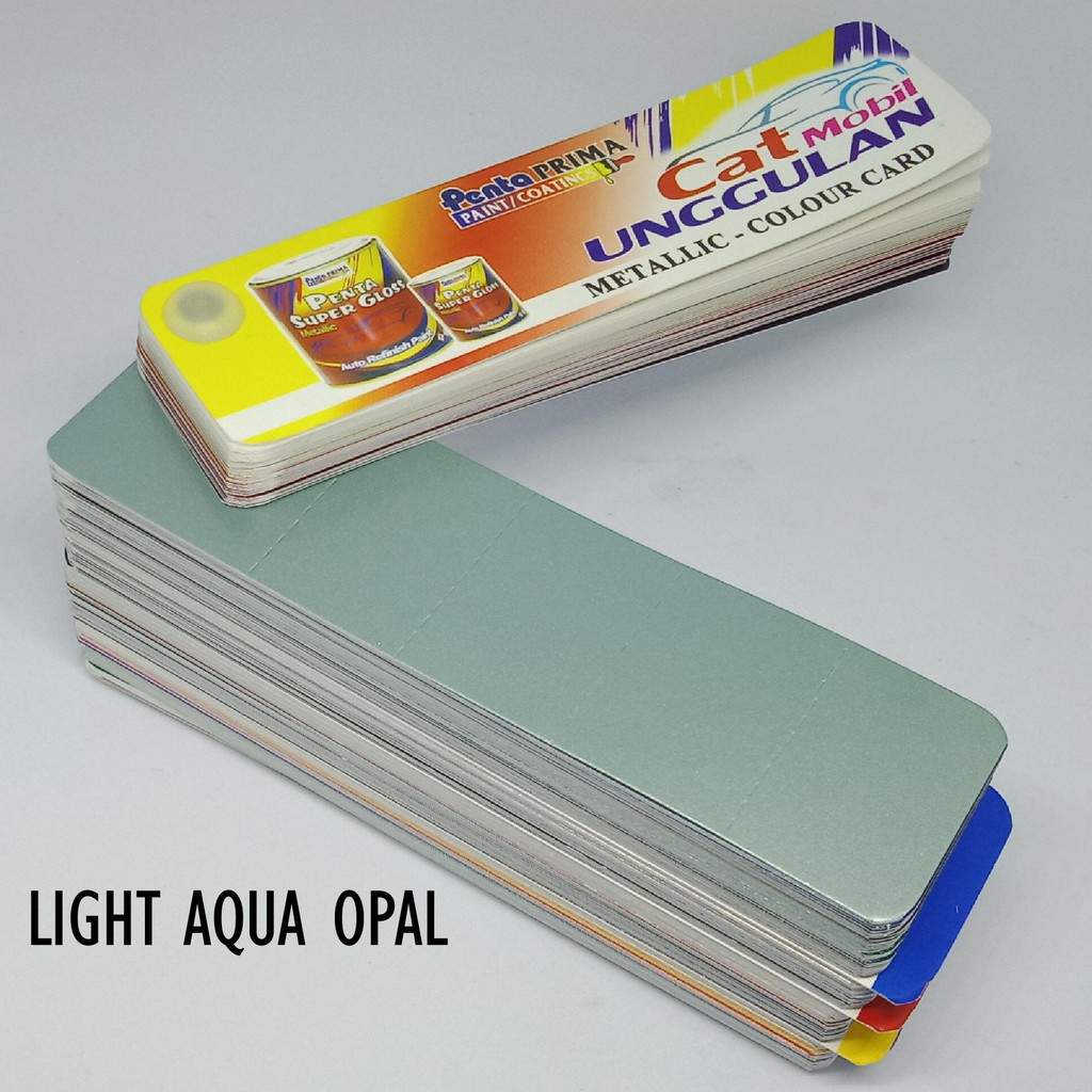 CAT PENTA LIGHT AQUA OPAL 42920 200 gram - cat penta biru - cat penta blue - cat biru penta super gloss