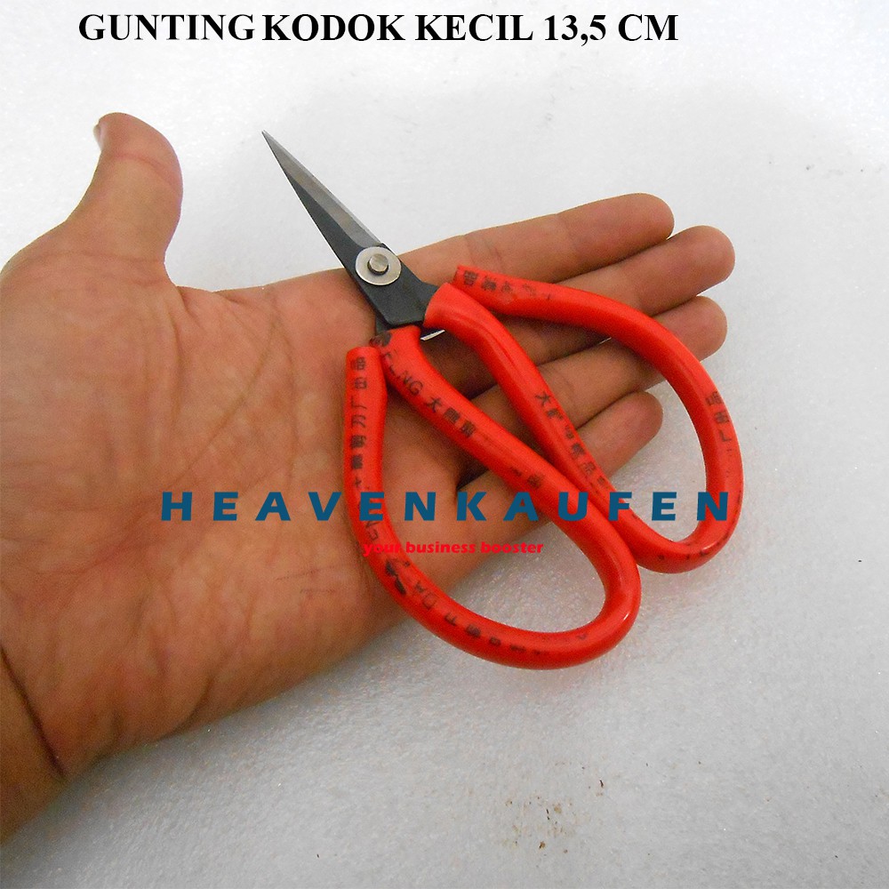 Gunting Kodok Kecil 13,5 cm Untuk Gunting Kain Bahan Jahit / Konveksi