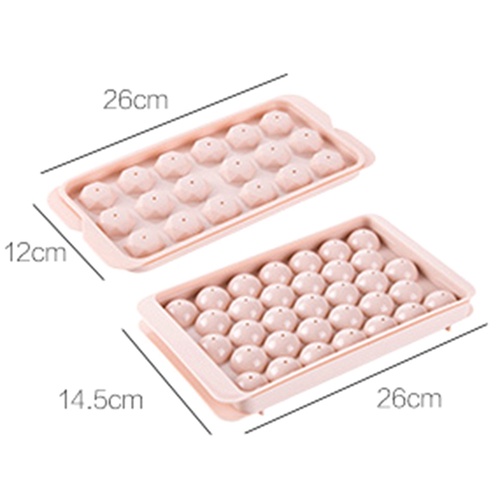 Cetakan Es Batu Bulat 33 Round Ice Cube Tray