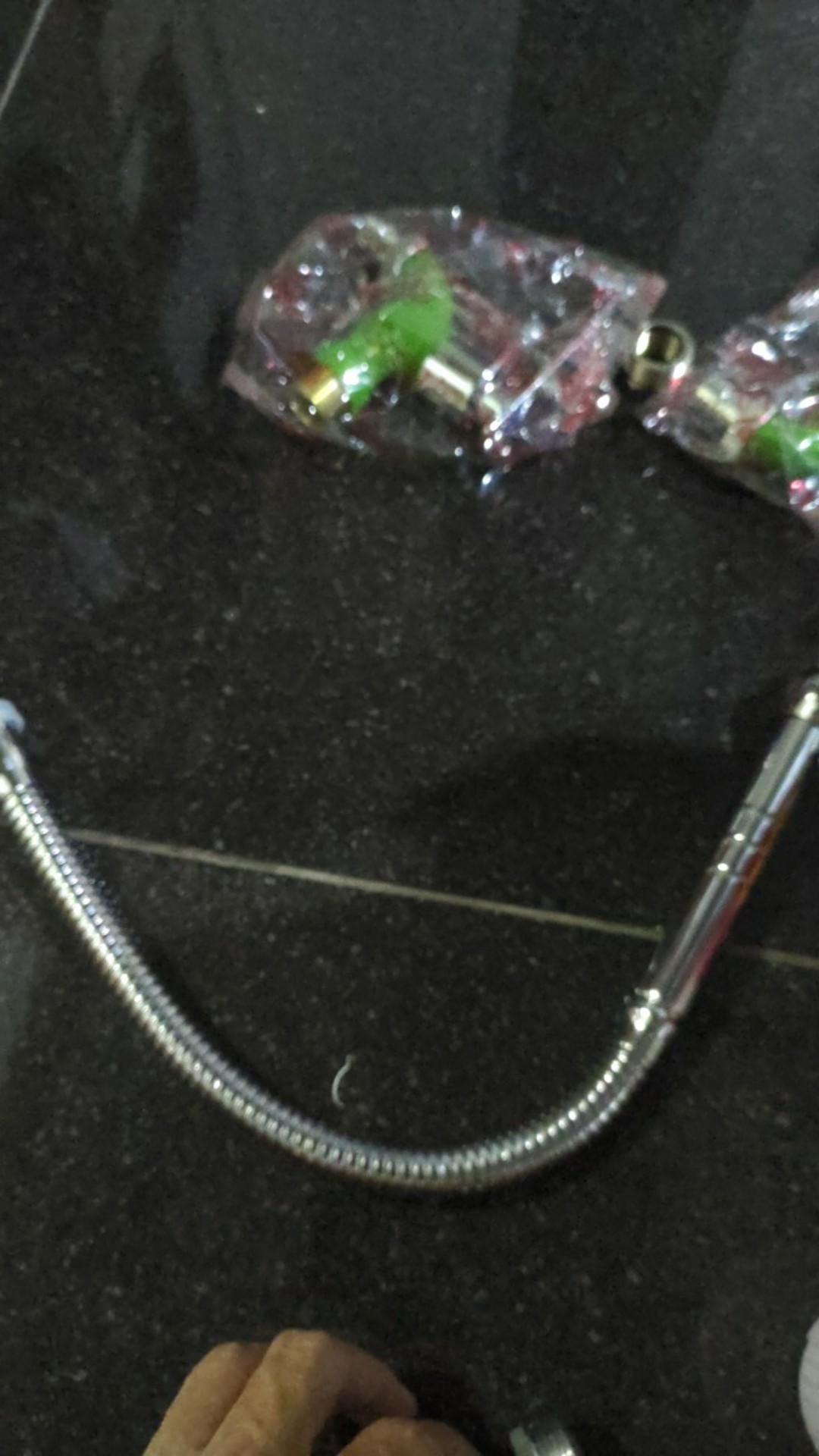 Kran 3/4 Tembok Mini Cebol Model Onda Gagang Biru Kuat Babet Kualitas