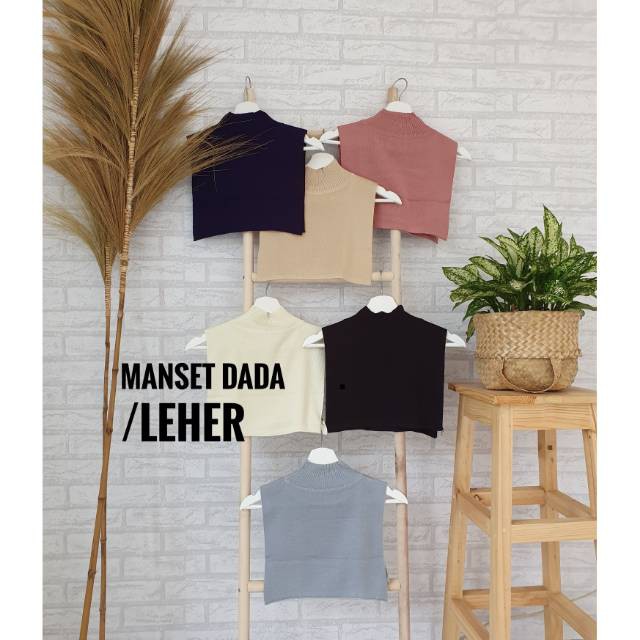 SHA - Manset Leher Rajut Premium / Manset Dada Rajut Premium-2