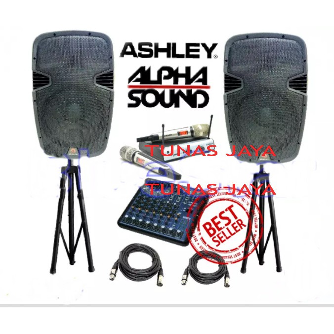 Paket SoundSystem Karaoke Alphasound AS115AM ORIGINAL 15 Inch