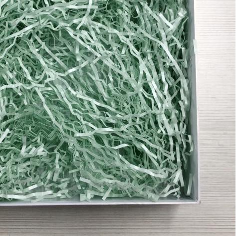 

◊ 200 gr mint green crinkle cut /shredded paper kertas potong hijau mint ✽