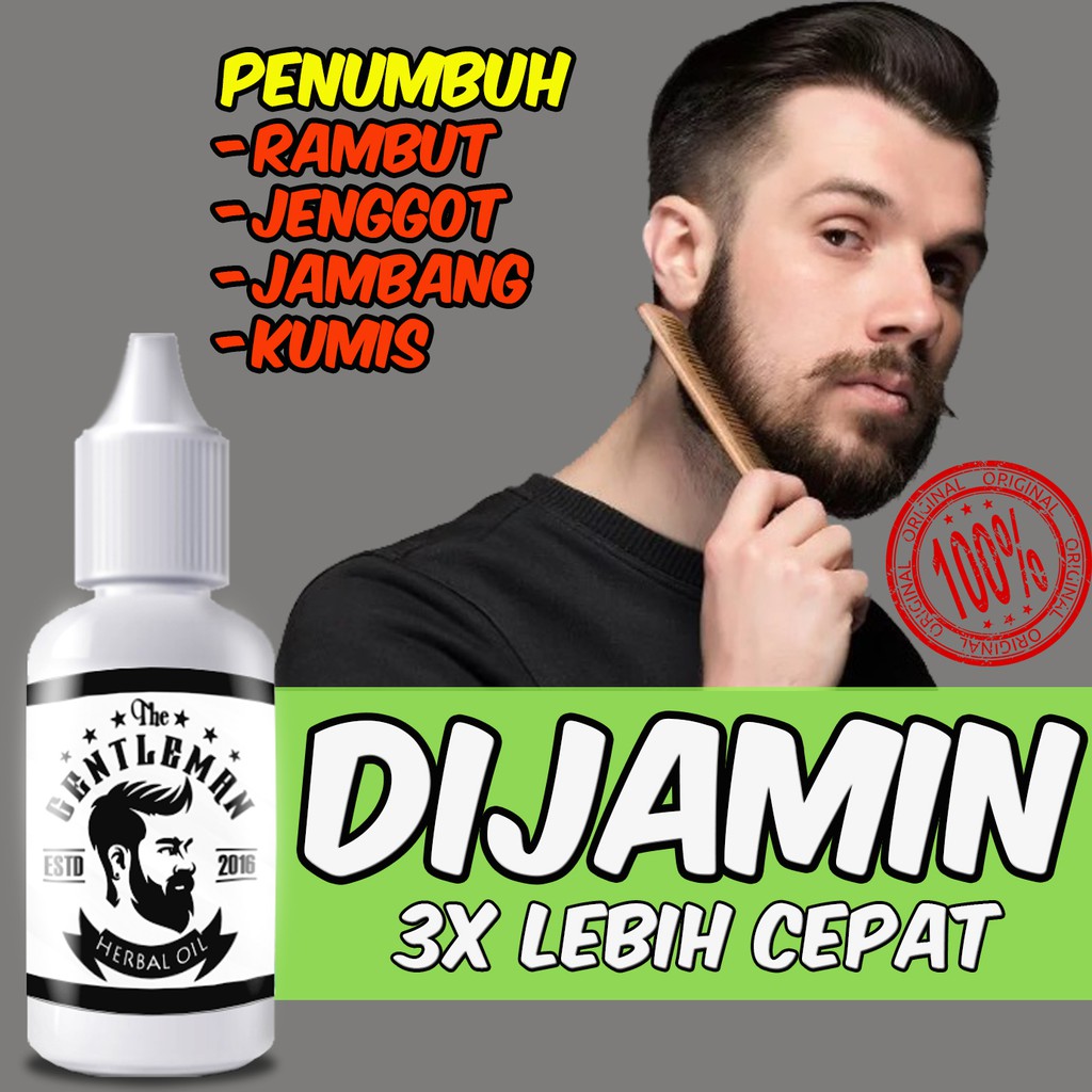 Jual Minyak Penumbuh Jenggot Kumis Jambang Organik Natural Indonesia Shopee Indonesia