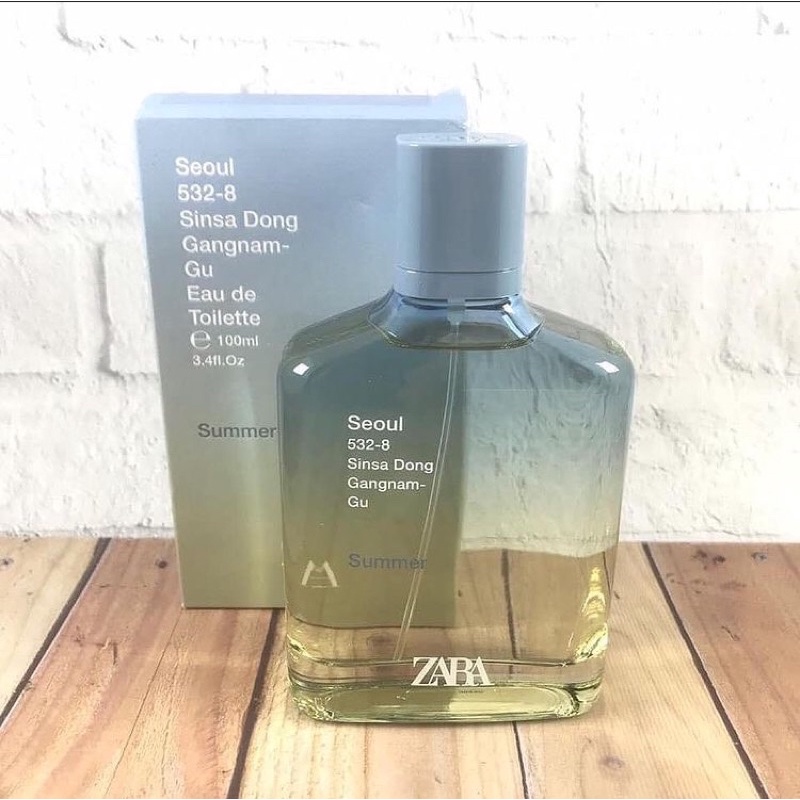 Parfum Original Zara Seoul Summer For Men 100ml