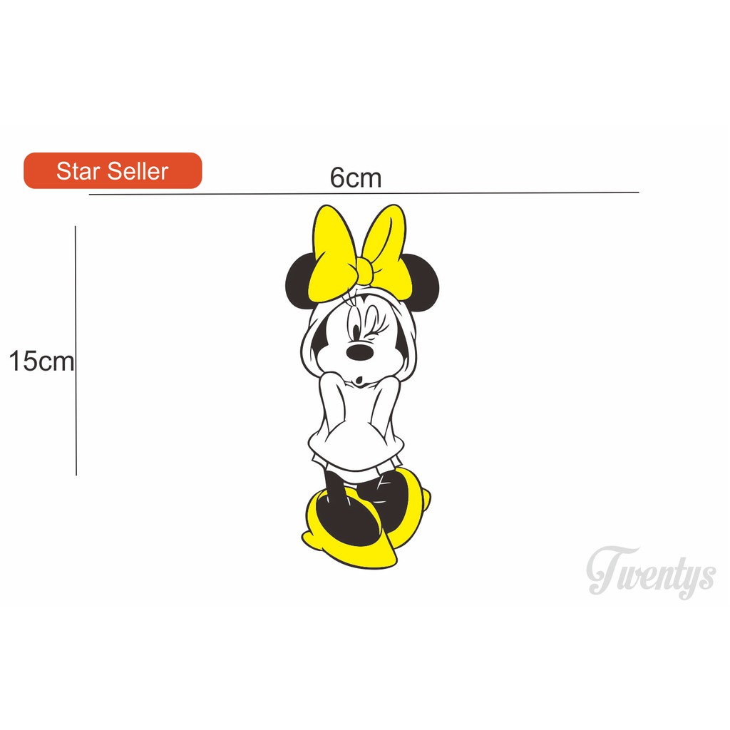 

STIKER MINNIE MOUSE CUTTING STICKER VINYL DECAL